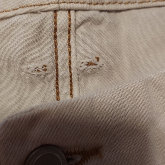 NWT Good American Good 90's Icon Straight Jeans Bone001 Women Plus Size 16 Beige - Picture 4 of 9